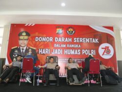 Bid Humas Polda Papua Barat Gelar Donor Darah Peringati HUT Humas Polri