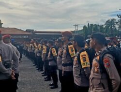 Polresta Sorong Geser 311 Personel Amankan TPS Pilkada 2024