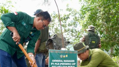 Dukung Keberlanjutan Lingkungan Hidup, PLN UIP MPA Berpartisipasi dalam Penanaman Pohon Serentak