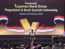 Presiden Prabowo Resmikan Bank Emas Pertama di Indonesia