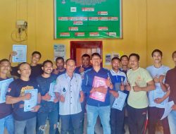 Sebanyak 20 Pemuda Desa Tawa Raih Sertifikat Security Melalui Program TJSL