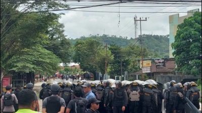Polda Papua Barat Daya Turunkan Ratusan Personel Amankan Situasi Kota Sorong