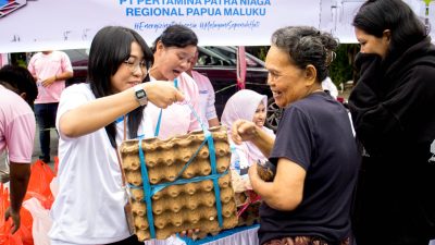 Pertamina Patra Niaga Papua Maluku Gelar Pasar Murah Sambut Natal dan Tahun Baru
