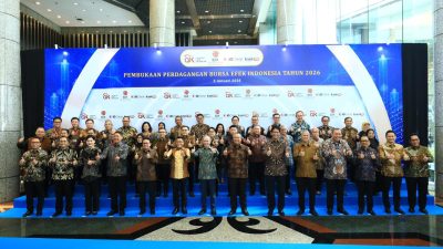 OJK Buka Perdagangan BEI 2026, Pasar Modal Didorong Perkuat Integritas dan Ekonomi Hijau