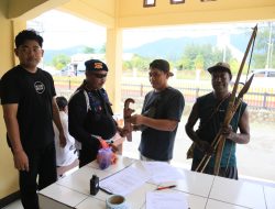 Polda Papua Barat Sita Sejumlah Sajam dalam Operasi Pekat Mansinam I di Maruni