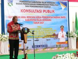 Pemkab Teluk Wondama Tetapkan Empat Fokus Pembangunan 2027