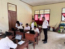 Pemkab Pegaf Gelar TKA SMP, 350 Pelajar Kelas IX Ikuti Ujian Serentak