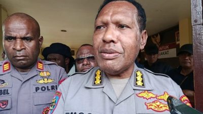 300 Personel Brimob Polda Papua Dikrik Pertebal Pengamanan di Wamena
