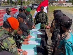 Lima Anggota OPM Mewoluk Puncak Jaya Ikrar kembali ke Pangkuan NKRI