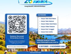 PLN Journalist Awards 2026 Kembali Digelar, Usung Tema “Energi Mandiri, Indonesia Berdaya”